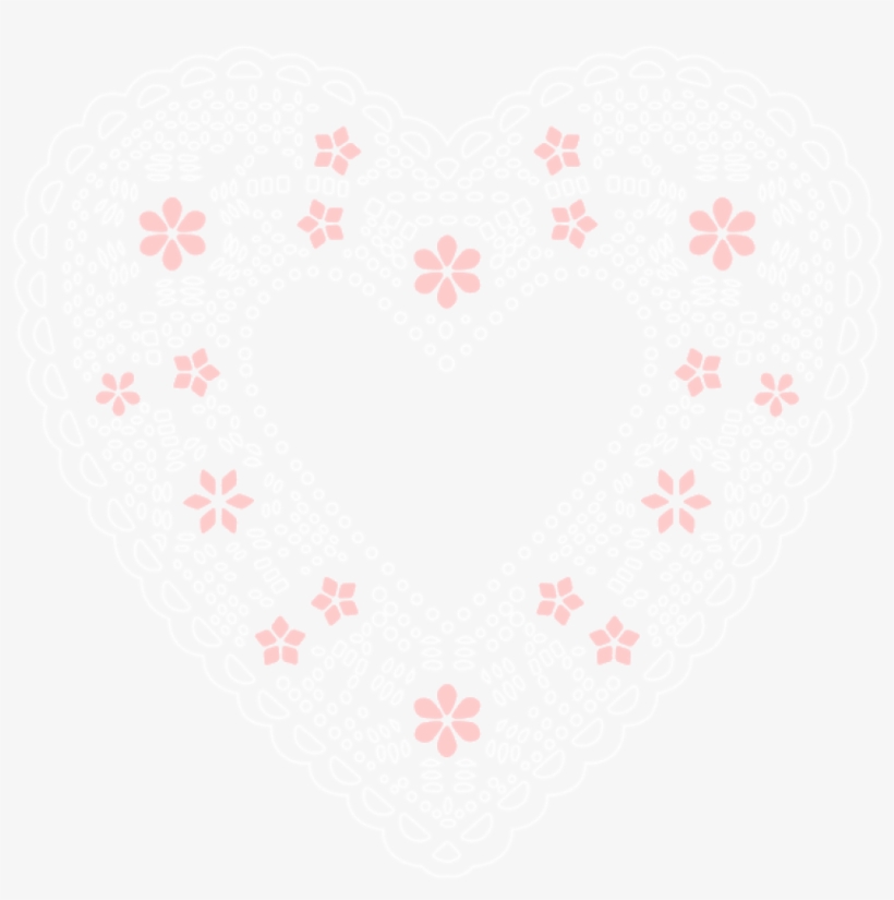 Free Png Lace Heart Png - Lace Heart Png Transparent Background, transparent png #8577355