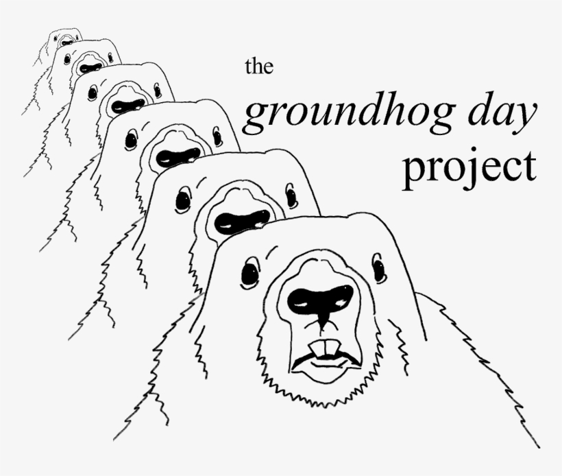 The Groundhog Day Project - Line Art, transparent png #8578003