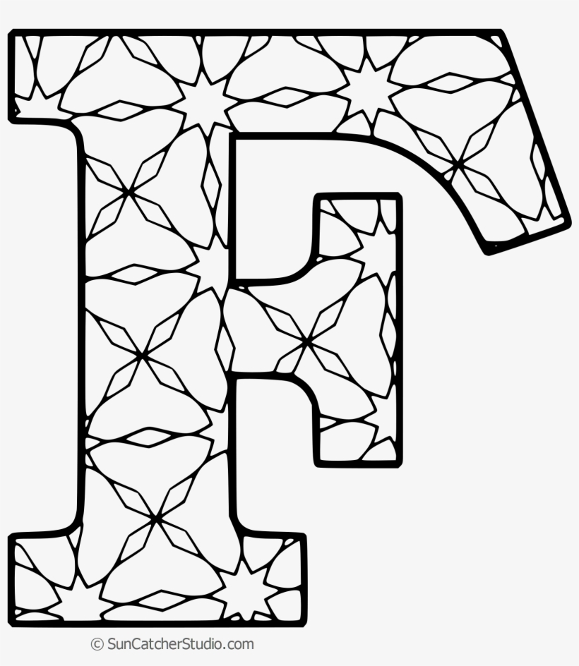 Png Format - Letter F To Colour, transparent png #8578007
