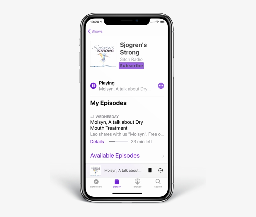 Sjogren's Strong On An Apple Iphone X - Iphone, transparent png #8578253