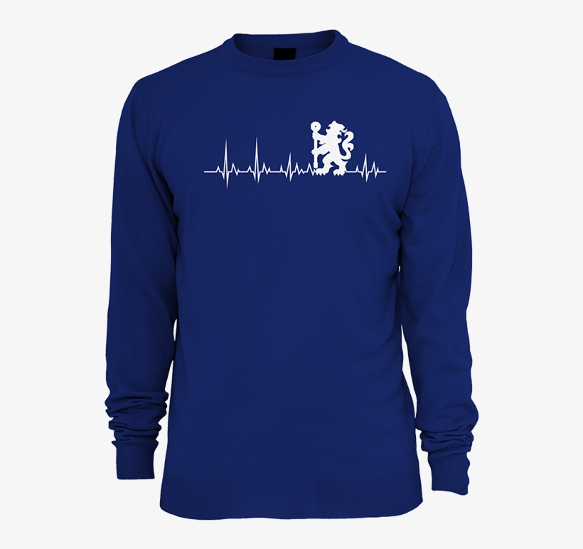 Chelsea Fc Heartbeat Sweatshirt - Sonic The Hedgehog Jumper, transparent png #8578261