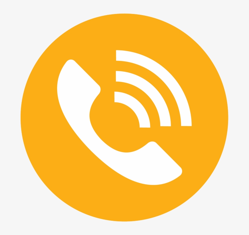 Phone Icon - Phone Icon Png Yellow, transparent png #8579231