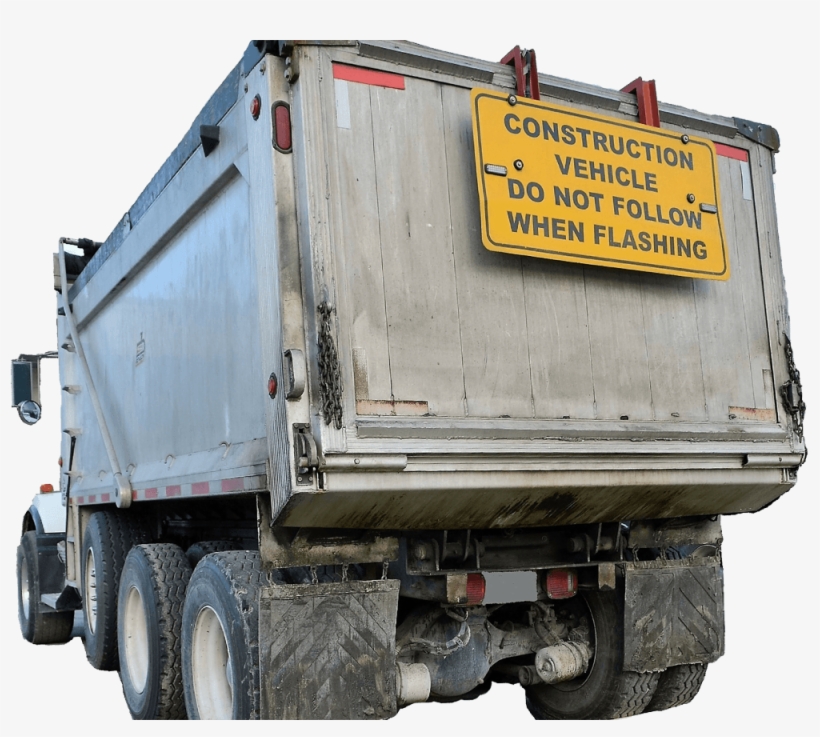 Dump Truck Sign Mount - Trailer Truck, transparent png #8579881