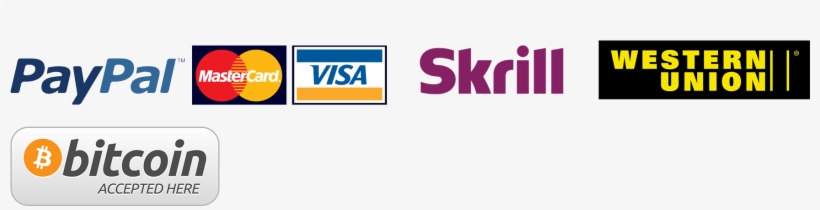We Accept Payments Through Paypal, Moneybookers, Western - Graphic Design, transparent png #8580101