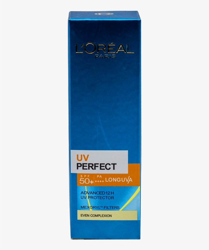 Loreal Uv Perfect Sun Block Spf 60 50 Ml, transparent png #8580161