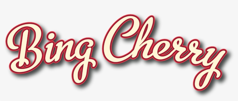 The Deep-red Bing Cherry Has Been An American Classic - Calligraphy, transparent png #8581054