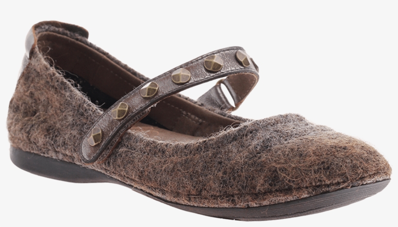 Otbt, Brea, Rich Brown, Flat With Metal Adorned Strap - Slip-on Shoe, transparent png #8581059