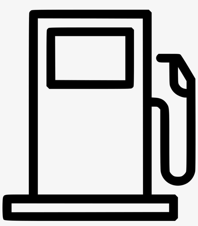 Gas Pump Comments - Gas Pump Outline, transparent png #8581204
