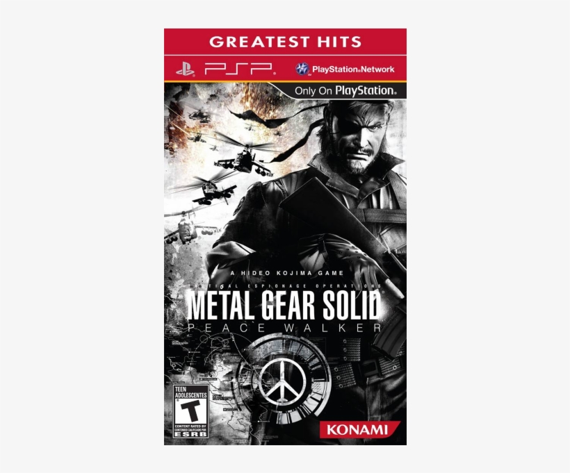 Metal Gear Solid Peace Walker Cover, transparent png #8581387