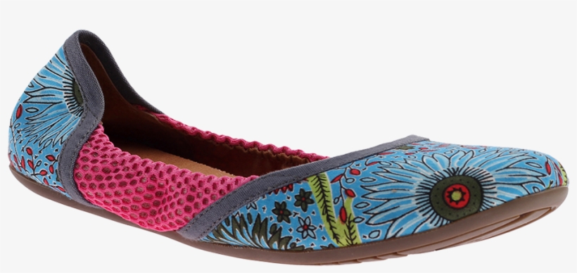 Hari Om In Blue Floral Women's Ballet Flat - Ballet Flat, transparent png #8581463