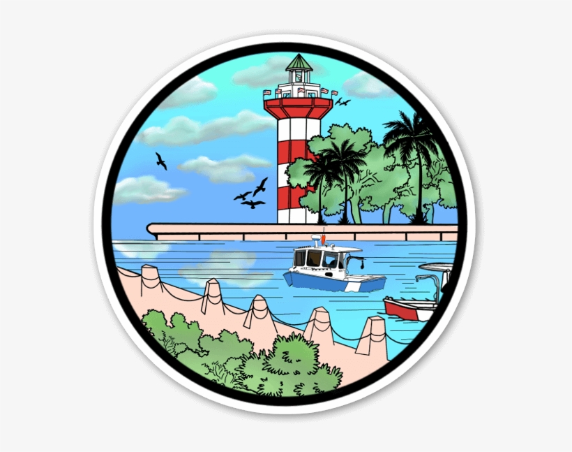 Hhi, Sc Lighthouse Sticker - Lighthouse, transparent png #8582054
