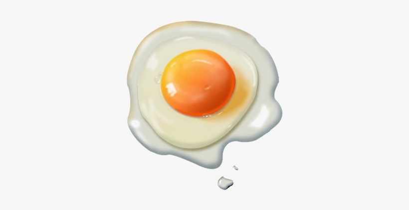 Yolk Breakfast Food Cartoon Eggs - Fried Egg, transparent png #8582300