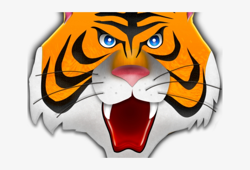 Tiger Head Clipart Png, transparent png #8583078