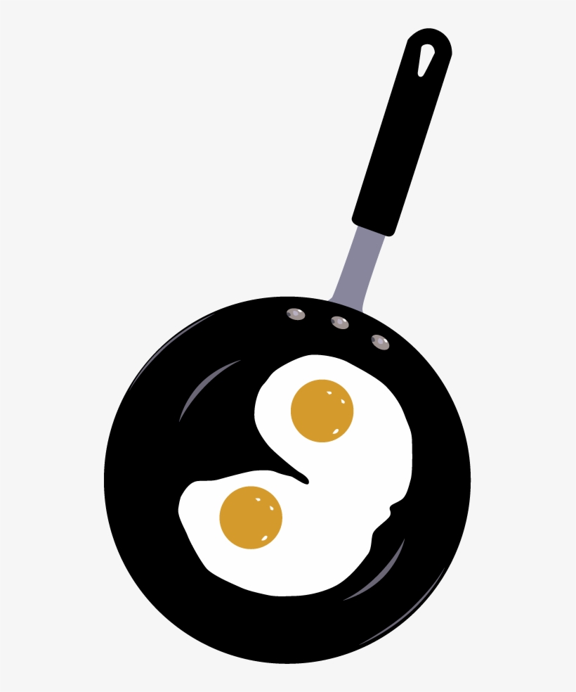 Clip Art Stock Buy Image With Fried Eggs And Download - Рисунок Сковородки, transparent png #8583118