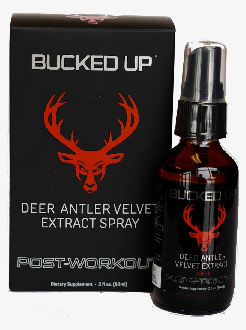 Das Bucked Up Deer Antler Velvet Igf1 Spray Supplement, transparent png #8583535
