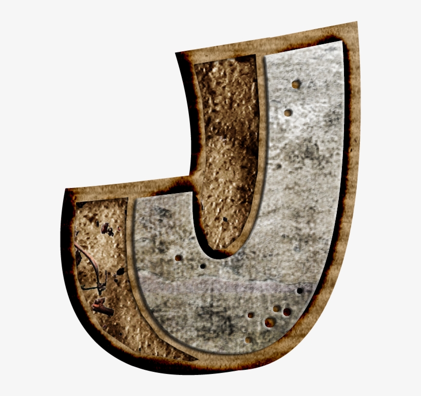 B *✿* Letter J, Rocky Horror, Burlap, Cave, - Shield, transparent png #8583812