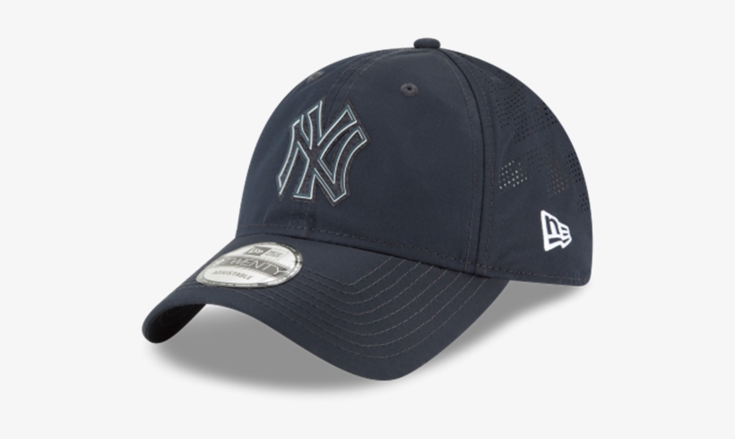 New York Yankees All Black New Era Adjustable Hat - Baseball Cap, transparent png #8583845