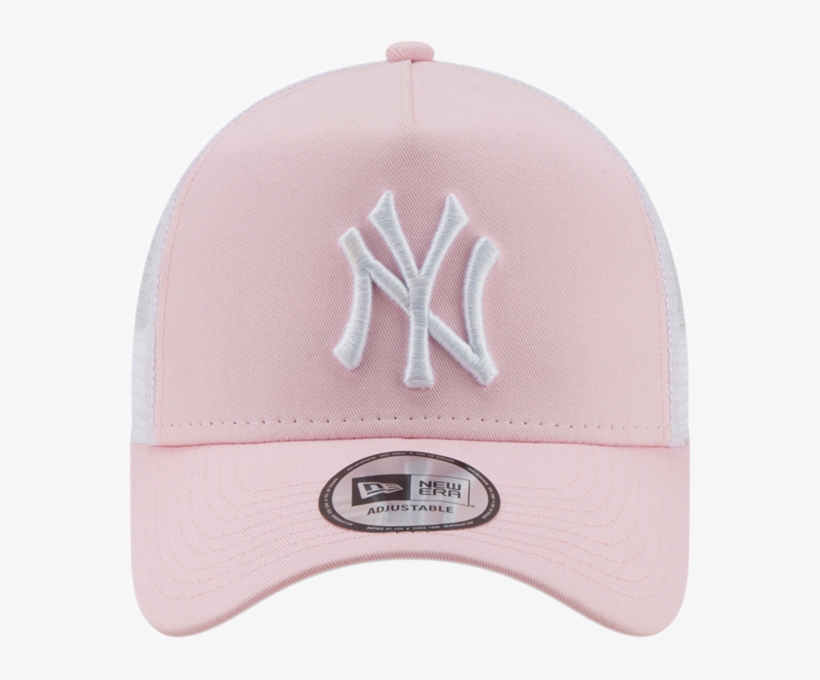 Ny Yankees Womens New Era League Essential Pink/white - Baseball Cap, transparent png #8584183