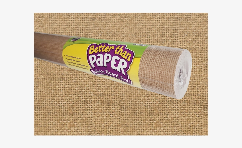 Burlap Better Than Paper Bulletin Board Roll - Burlap Bulletin Board Classroom, transparent png #8585059