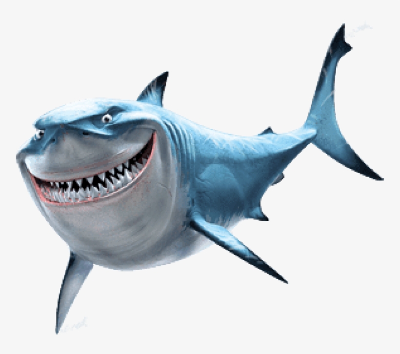 Free Png Download Bruce Shark Finding Nemo Clipart - Bruce Finding Nemo Png, transparent png #8585420