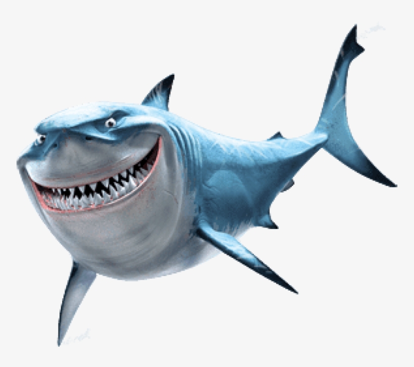 images Shark From Nemo Smiling free png download bruce shark finding