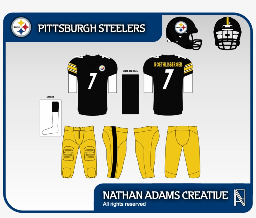 Pittsburghsteeleralt - New Nfl Uniforms 2010, transparent png #8586283