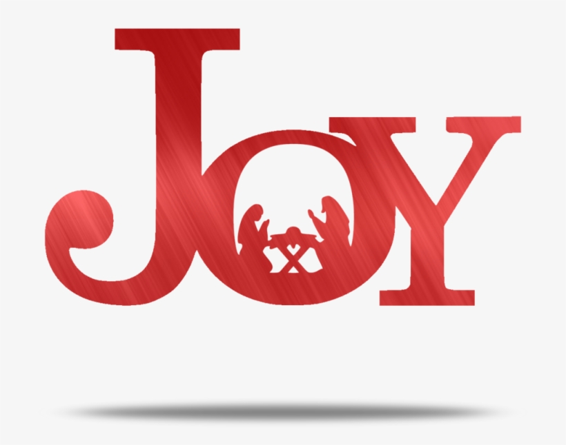 Joy Holy Manger Steel Wall Sign - Steel, transparent png #8586692