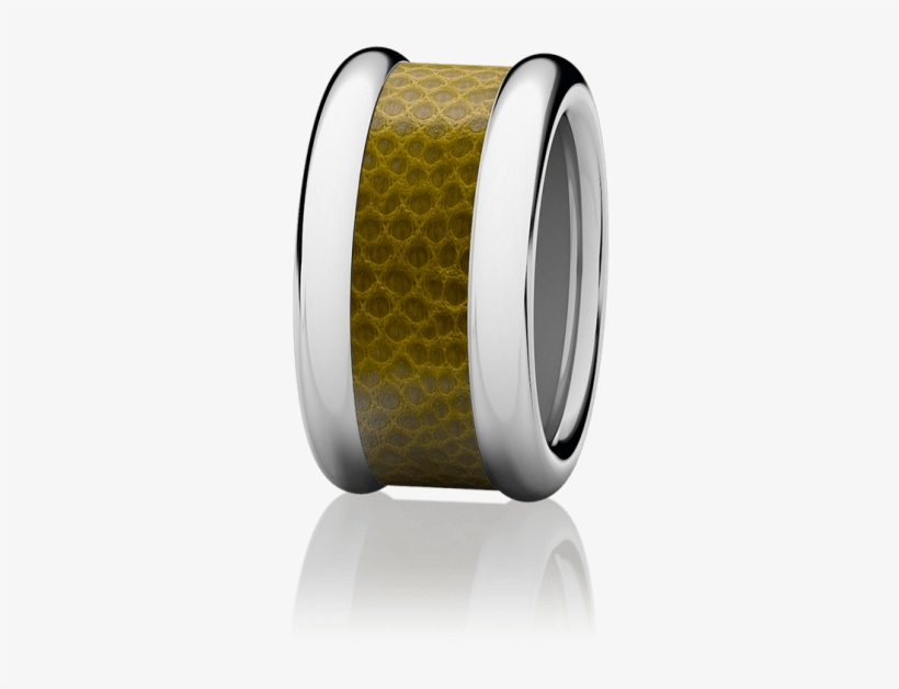 Sheathing Leather Coffee - Titanium Ring, transparent png #8587336