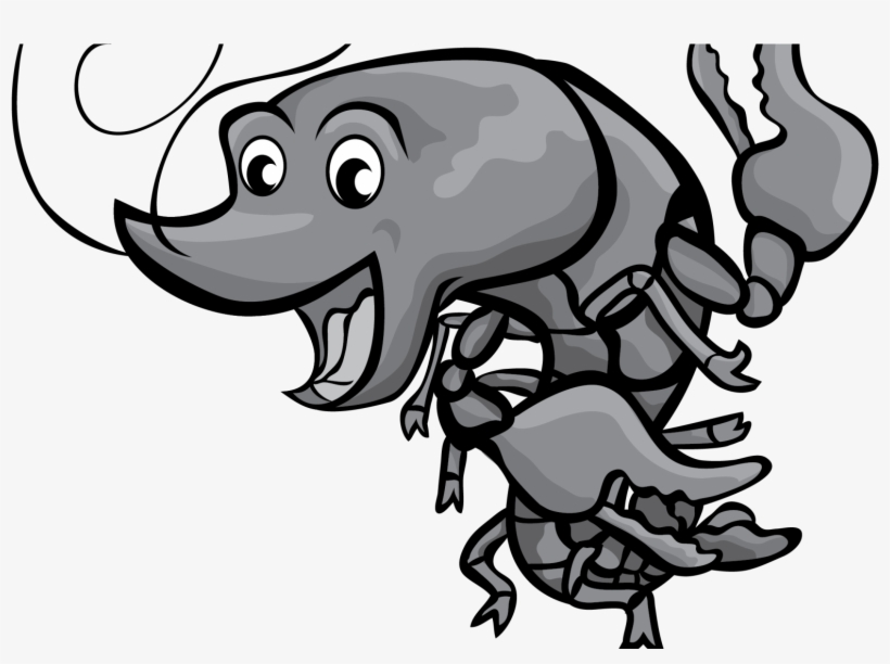 Cartoon Crawfish Clip Art Free Images Vector Boil Coloring - Vector Graphics, transparent png #8587703