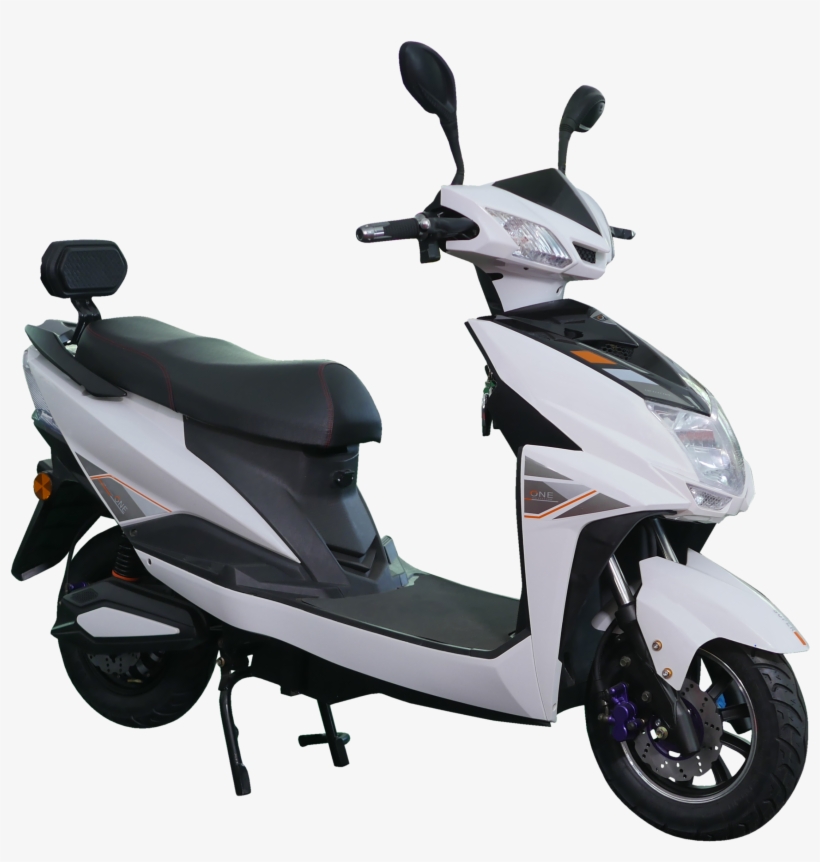 Ultra Rover Bisley Electric Scooter - White Wolf Moped, transparent png #8587706