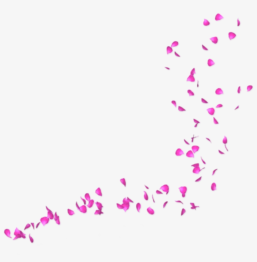Petals Sticker - Blue Flower Petals Png, transparent png #8588465