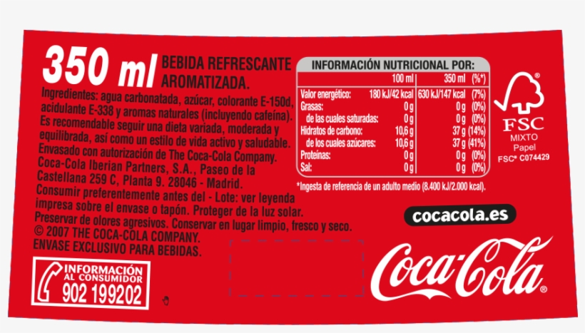 Etiqueta Troquelada - Coca Cola Clock, transparent png #8588664