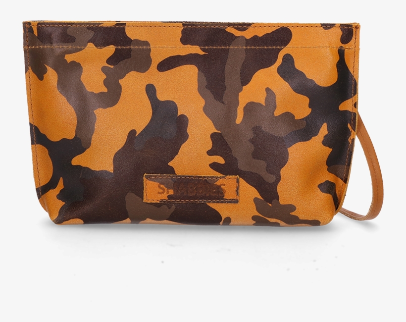 Evening Bag Camouflage Yellow - Wristlet, transparent png #8589162