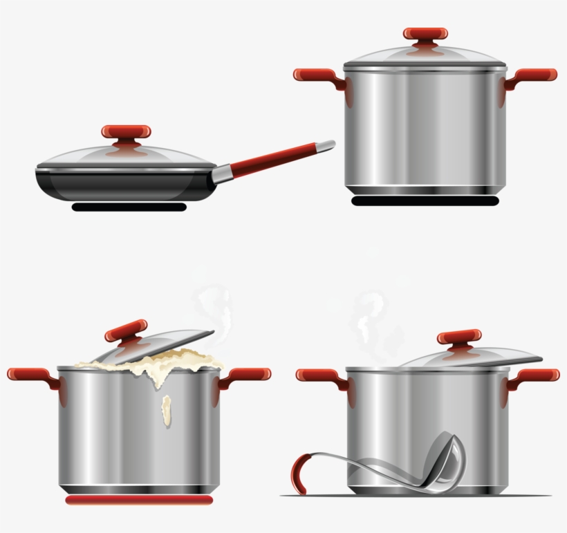 Cooking Pan Png Image, Download Png Image With Transparent - Cooking Pot Free Vector, transparent png #8589429