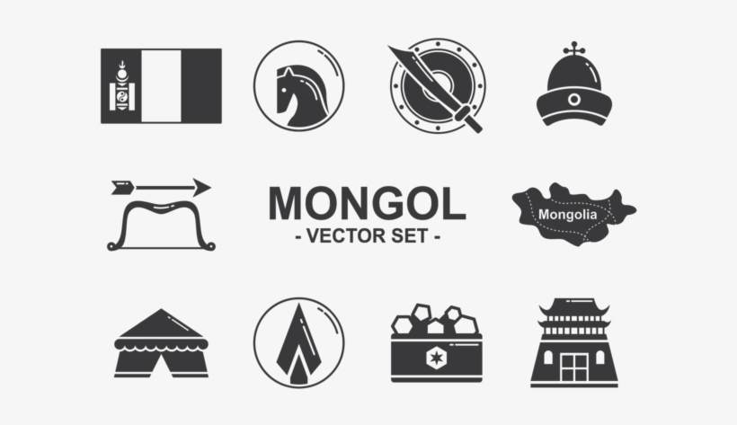 Mongol Icons Vector - Politics Of Mongolia, transparent png #8589656