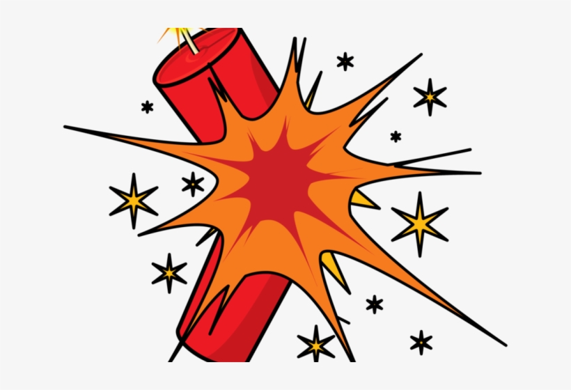 Explosions Clipart Dynamite - Dynamite Clipart Png, transparent png #8589810
