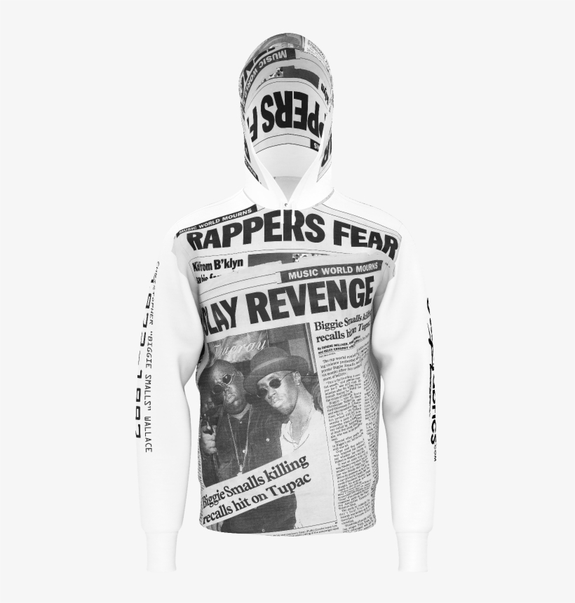 Load Image Into Gallery Viewer, Newspaper Hoodie - Hoodie, transparent png #8589892