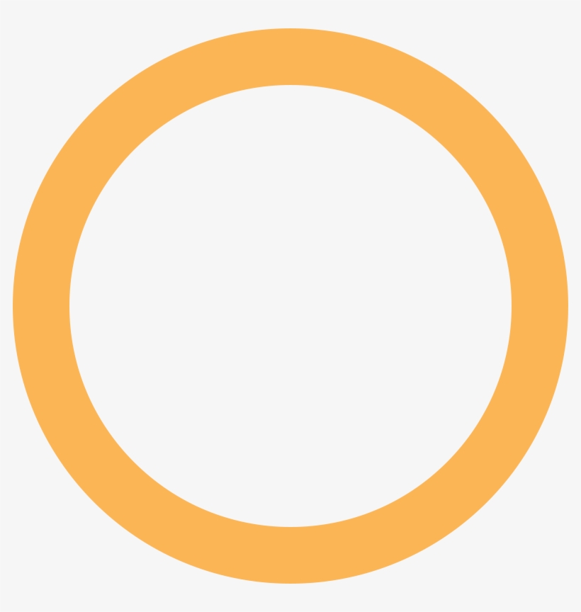 Handcrafted From Day One - Orange Circle Clip Art, transparent png #8590471