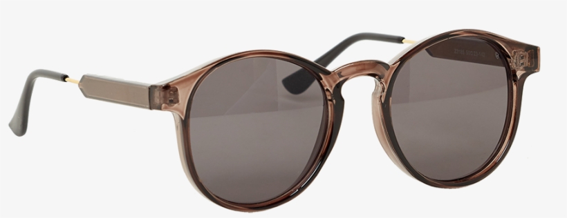 Round Frame Sunglasses In Colour Meteorite - Persol 8649s 1045 M3, transparent png #8590600