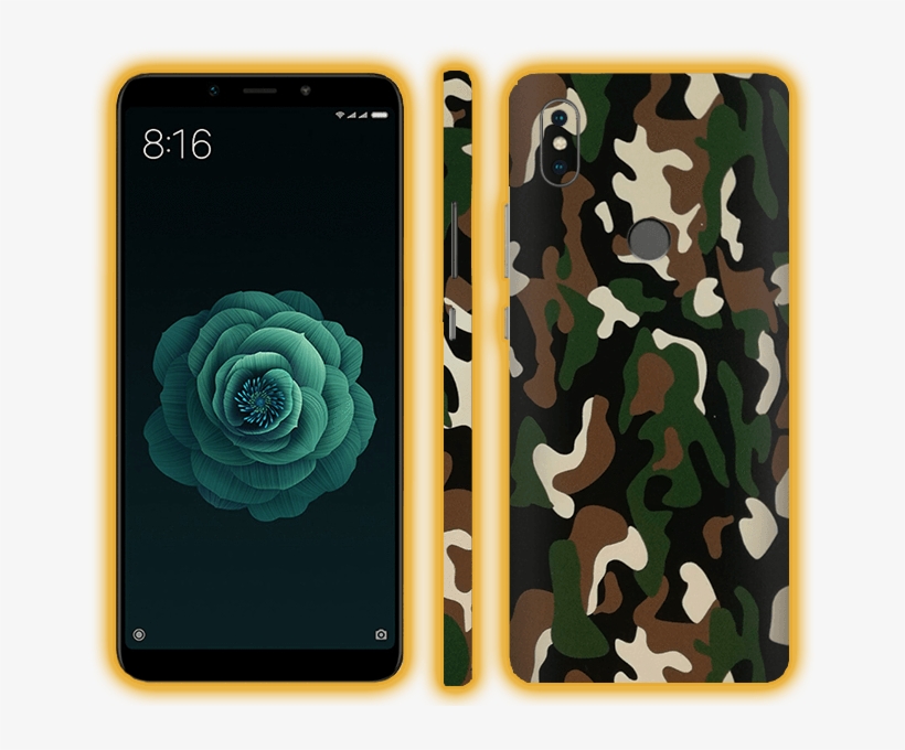 Camouflage Skins / Wraps - Xiaomi Mi A2 Lite Ds Black 64gb, transparent png #8590849