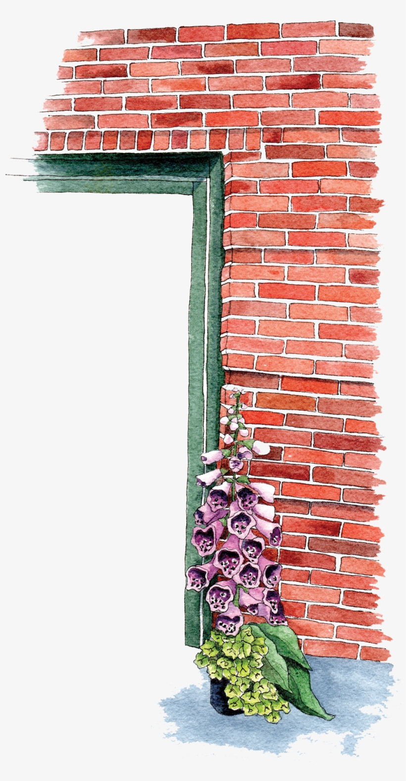 Berkeley Hort Entrance - Brickwork, transparent png #8590928