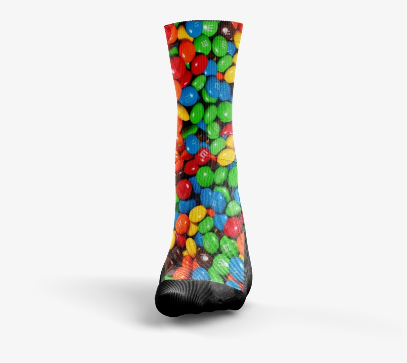 Custom M&m Socks - Jelly Bean, transparent png #8591030