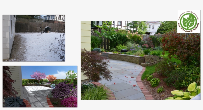 A Modern Courtyard Garden - Walkway, transparent png #8591388