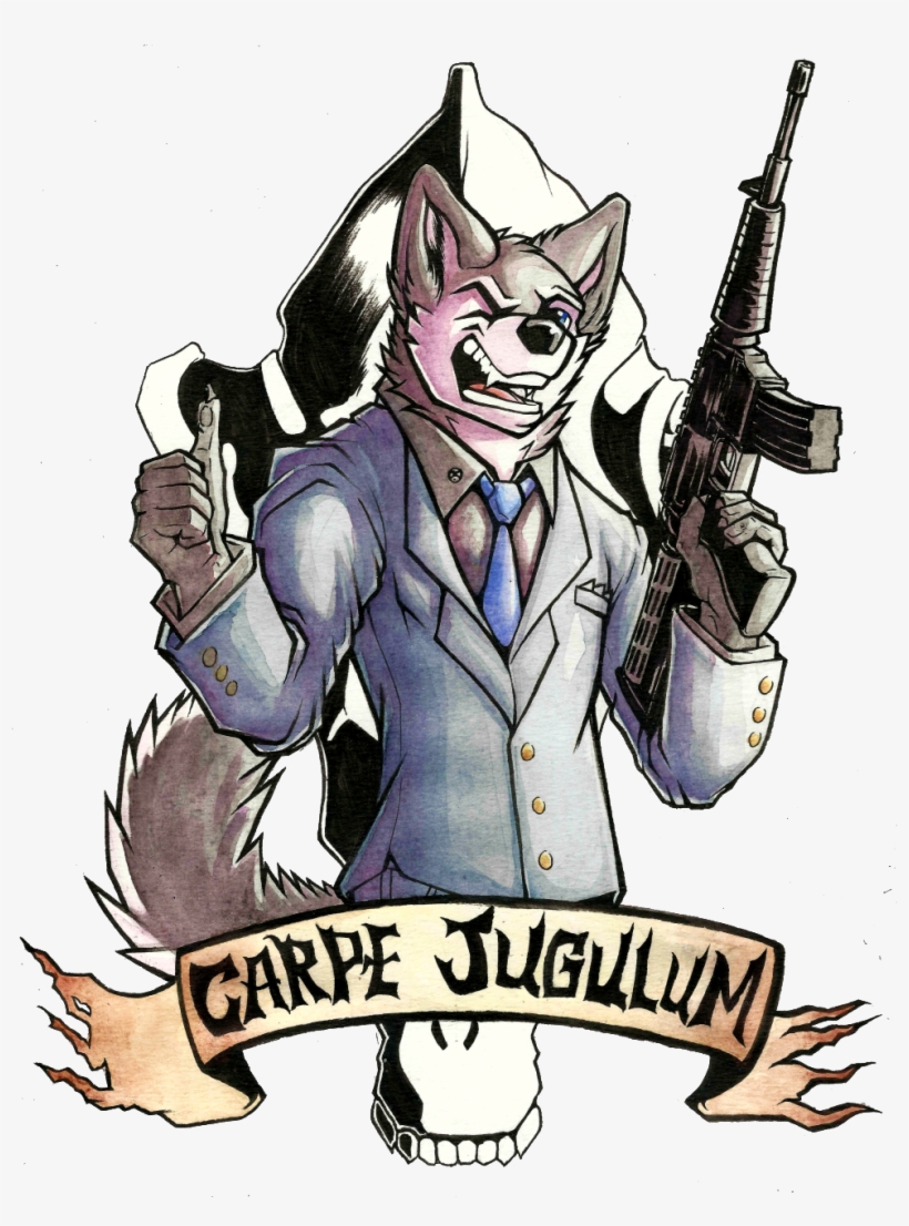 "dire Wolf Media" T-shirt Design - T-shirt, transparent png #8591480