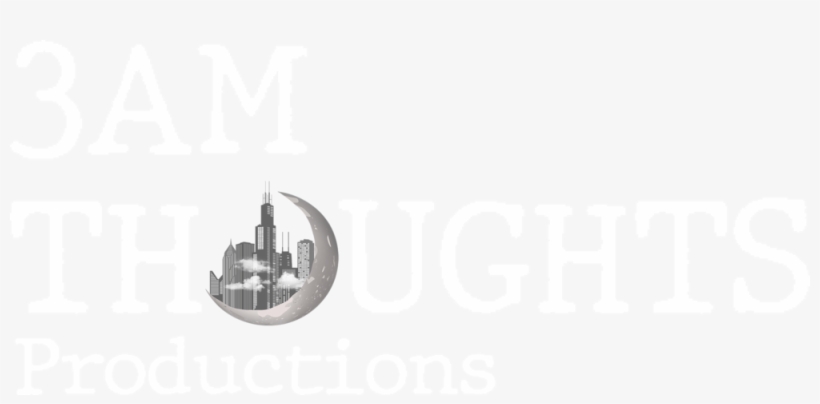 3am Thoughts Logo White - Graphic Design, transparent png #8591654