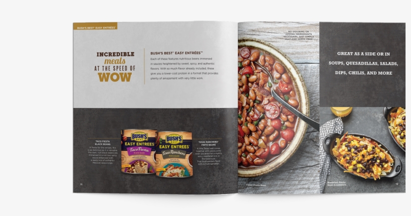 Bush's Super Beans Brochure Bush's Super Beans Brochure - Cranberry Bean, transparent png #8591669