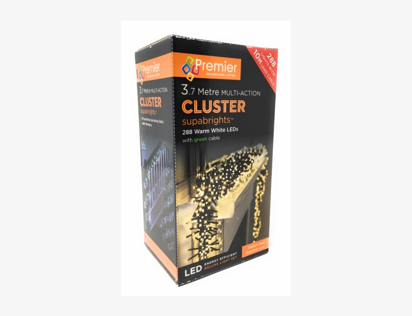 288 Led Multi Action Cluster Lights - Box, transparent png #8591872