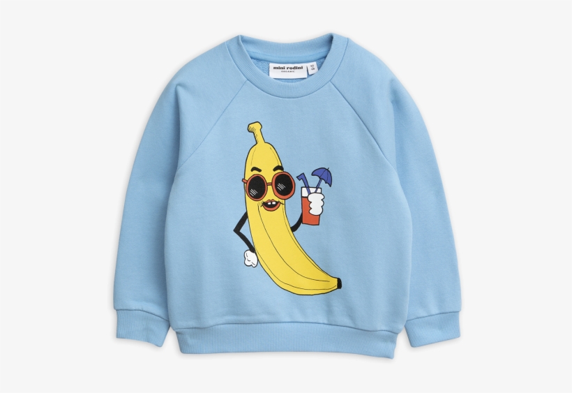 Mini Rodini Blue Organic Cotton Sweatshirt, transparent png #8591906