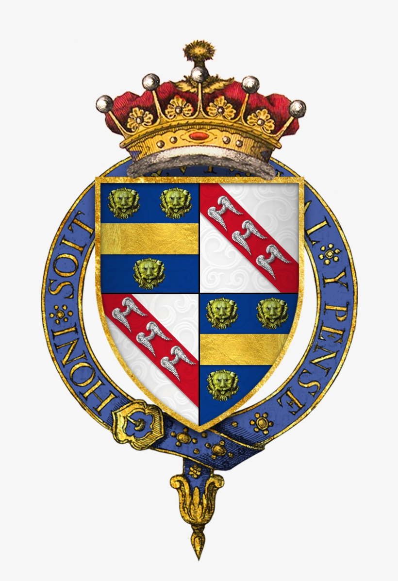 Coat Of Arms Of Sir William De La Pole, 4th Earl Of - Earl Of Mar Arms, transparent png #8592168
