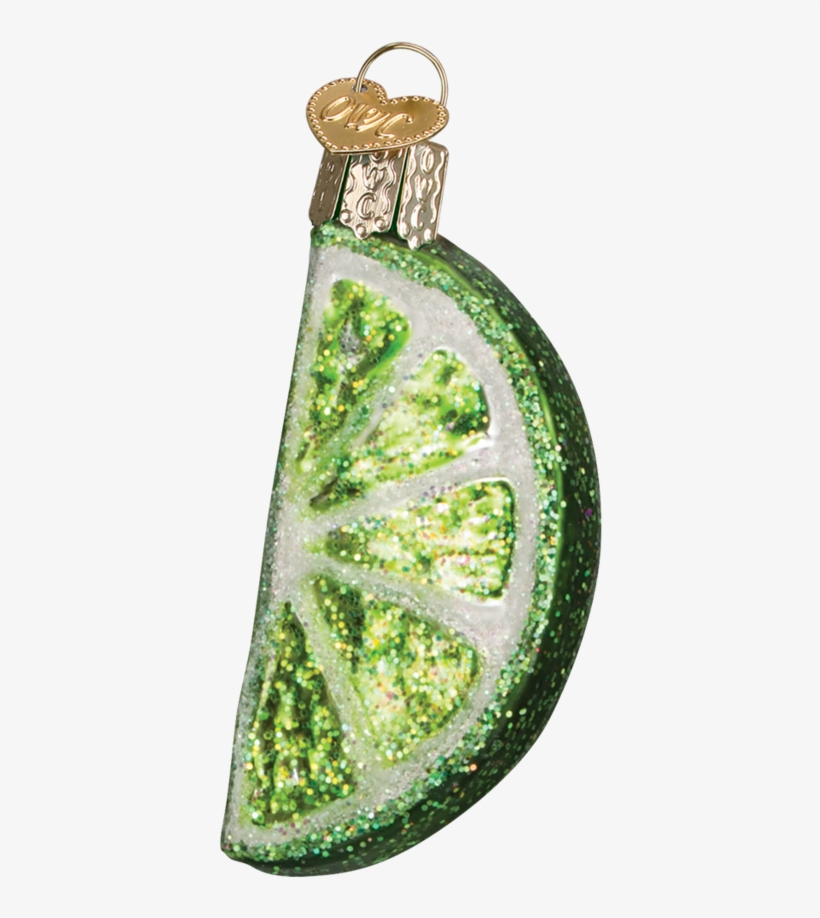 Lime Slice Ornament Lime Slice Ornament - Christmas Ornament Lime, transparent png #8592478